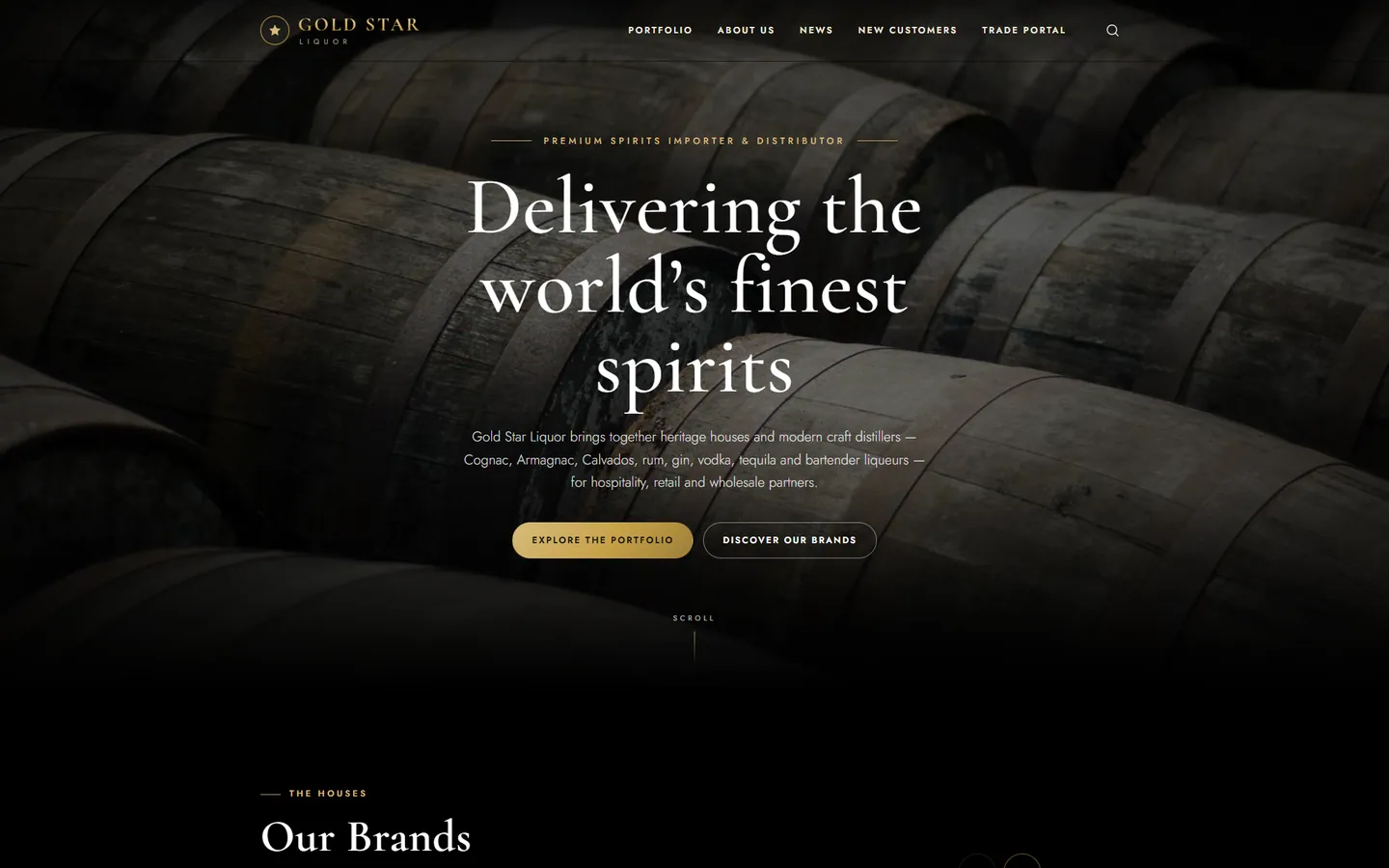 Gold Star Liquor website
