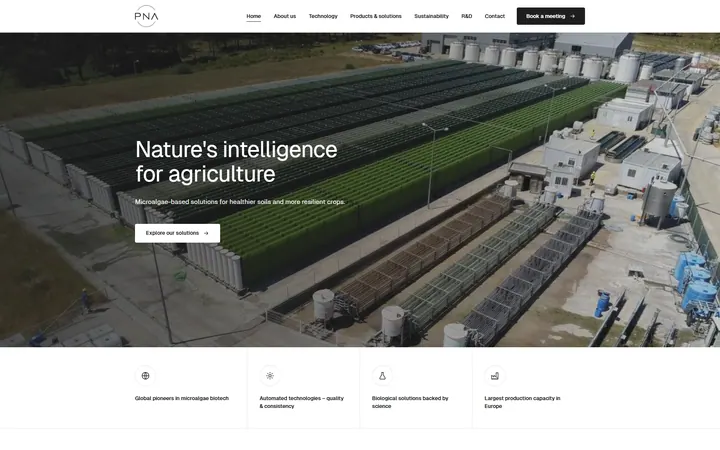 PN Agrosolutions website homepage