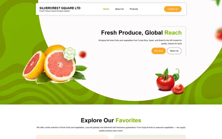 Silvercrest Square website homepage
